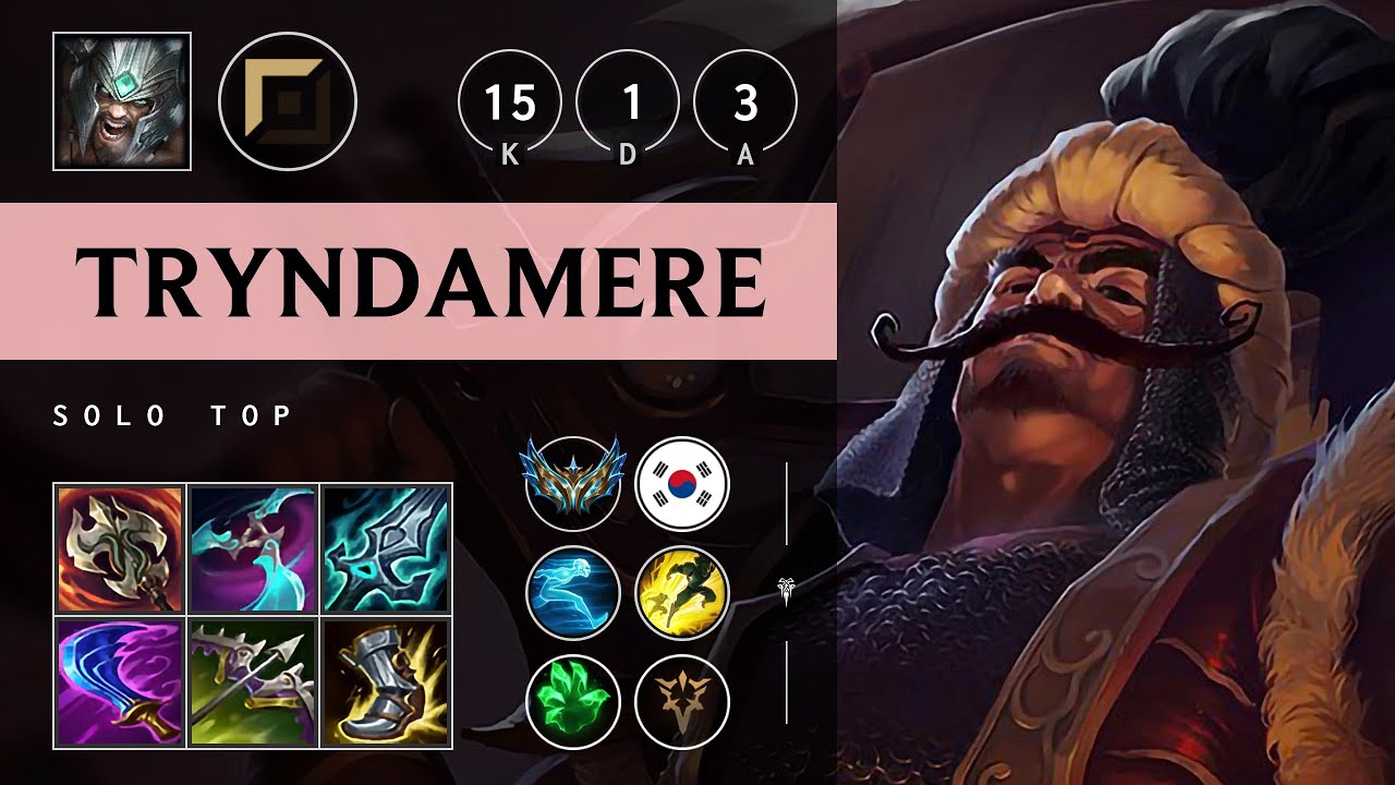 Tryndamere Top vs Riven: Legendary - KR Challenger Patch 14.21