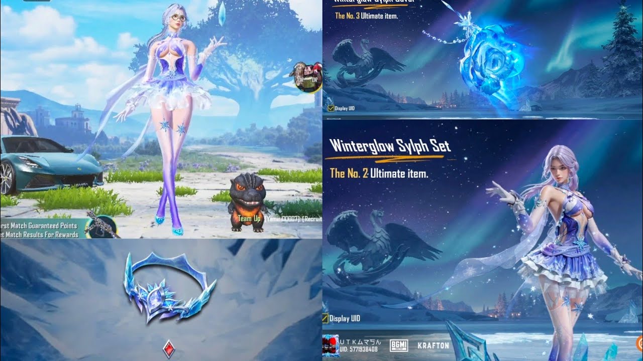 WINTER GLOW SYLPH CRATE OPENING | bgmi crate opening | New Ultimate 