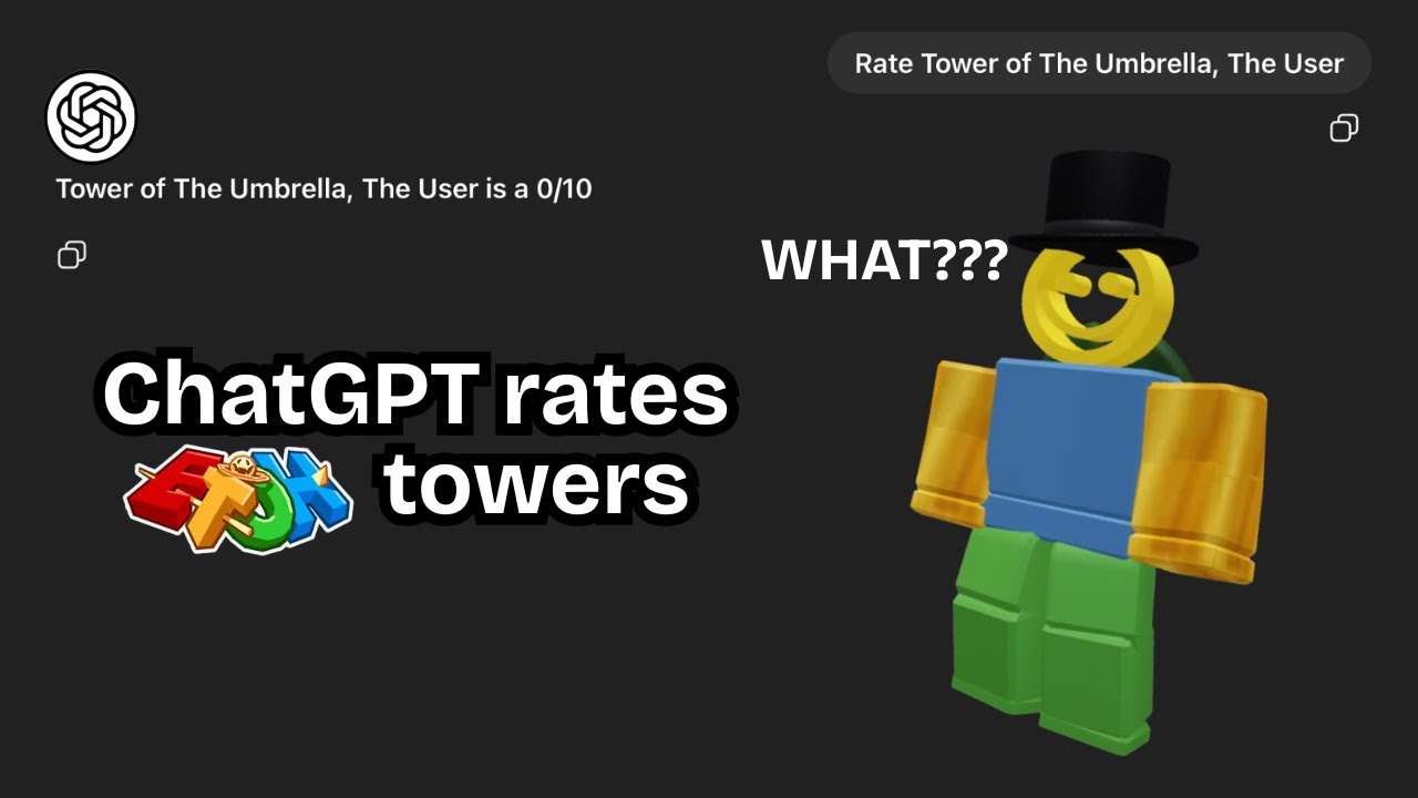 ChatGPT rates EToH towers