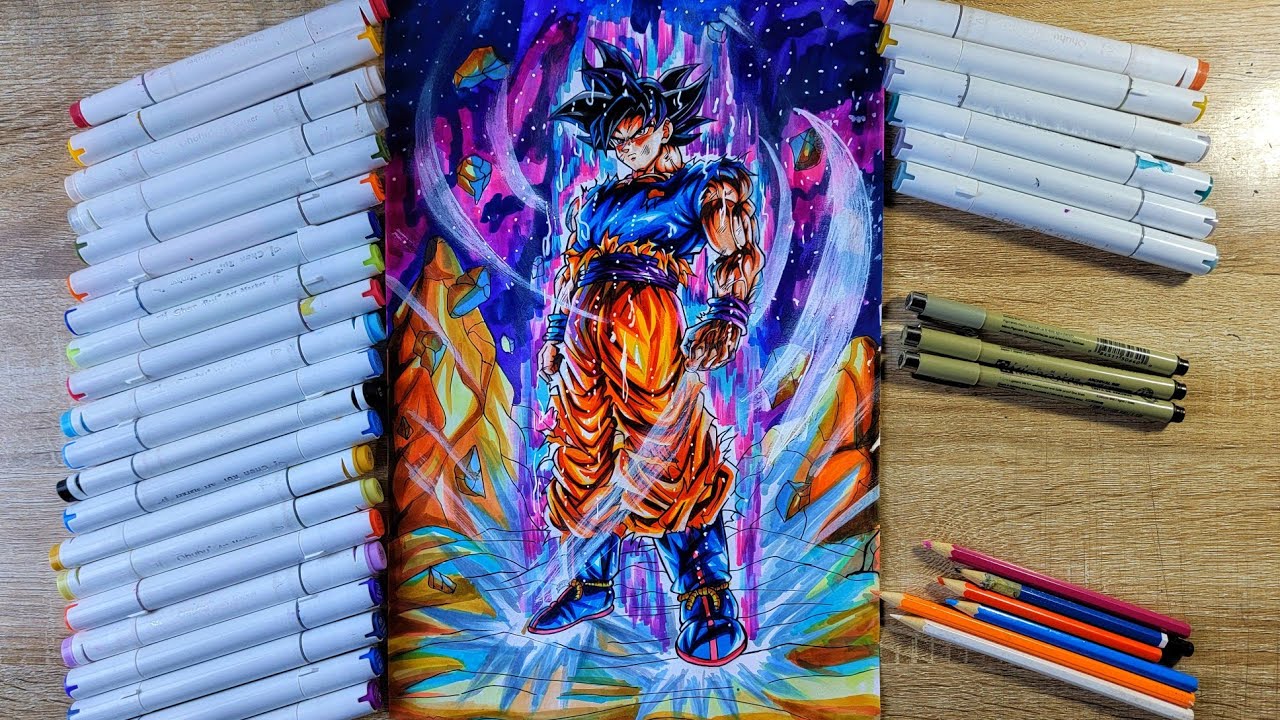 Drawing ULTRA Goku Ultra instinct -sign-😱[ Full Body ] Dragonball Legends🔥