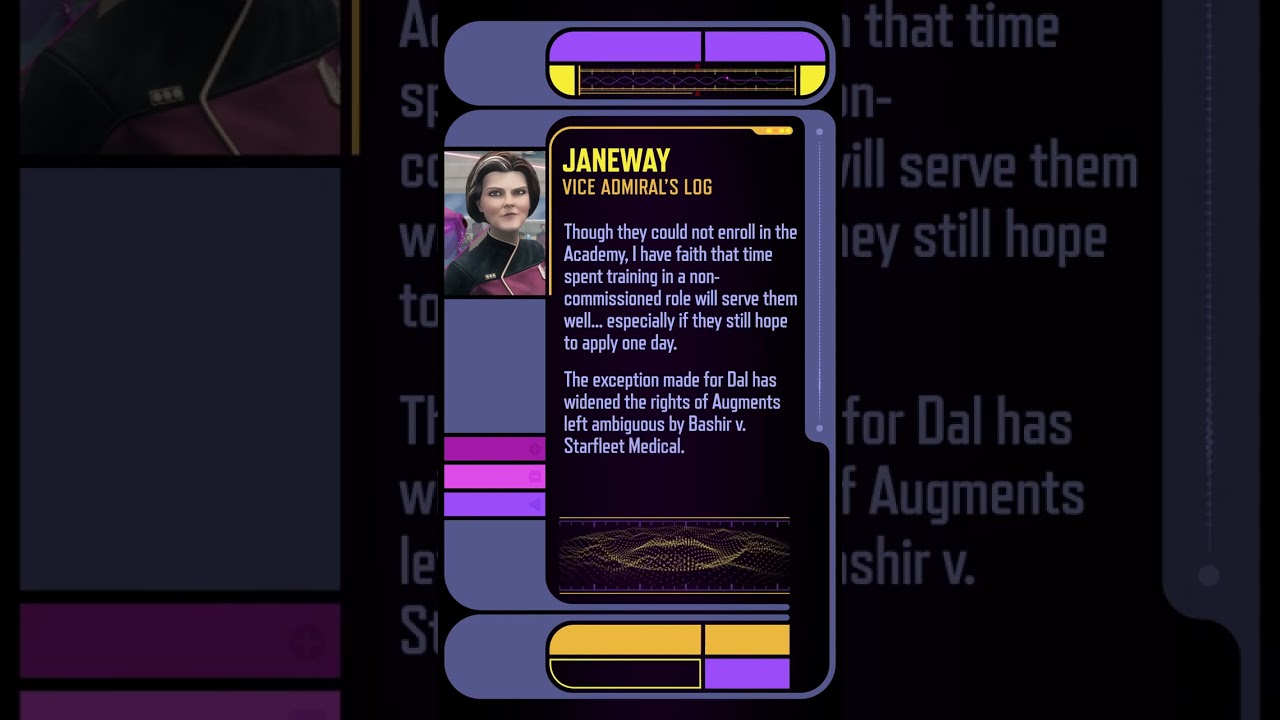Star Trek: Prodigy - Instagram Logs - 1x20 - Janeway