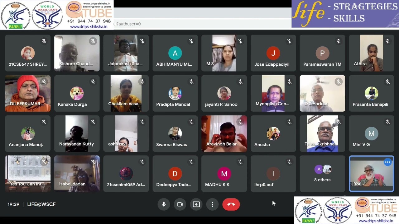 220123 - LIFE Strategies & Skill - Discussion - Shiksha World Social Craft Foundation - DrTPS