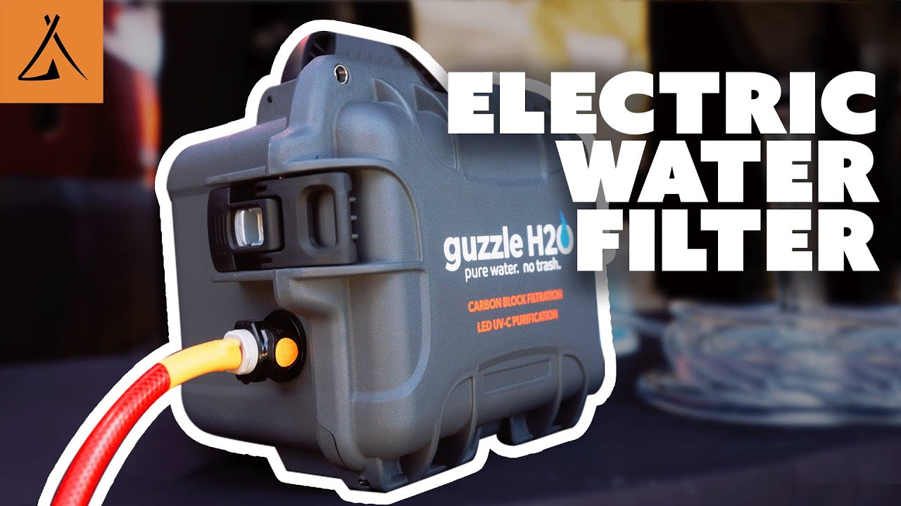 Portable Electric Water Filter by @Guzzle H2O  at @Overland Expo  Pacific Northwest 2022