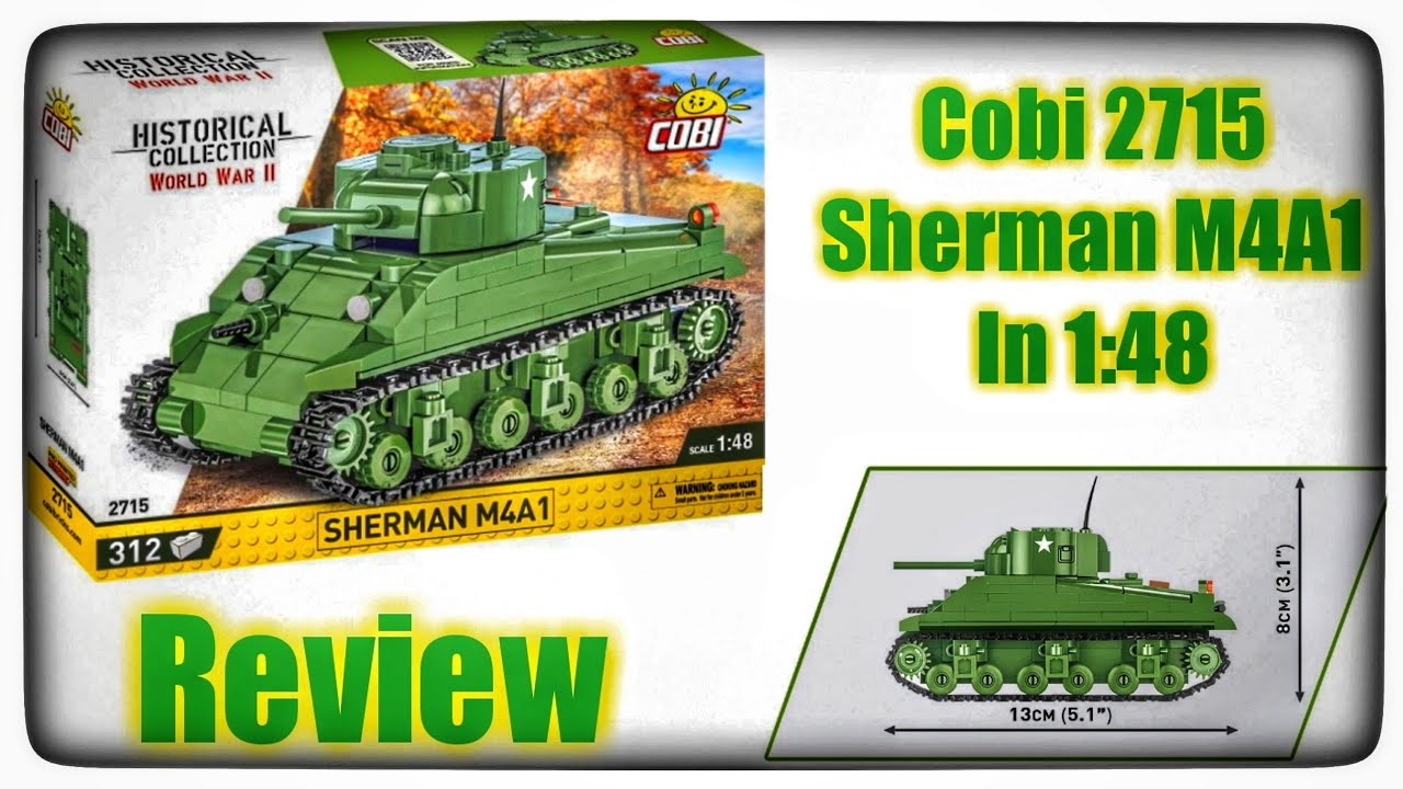 Cobi 2715 - Sherman M4A1 / Review [German]