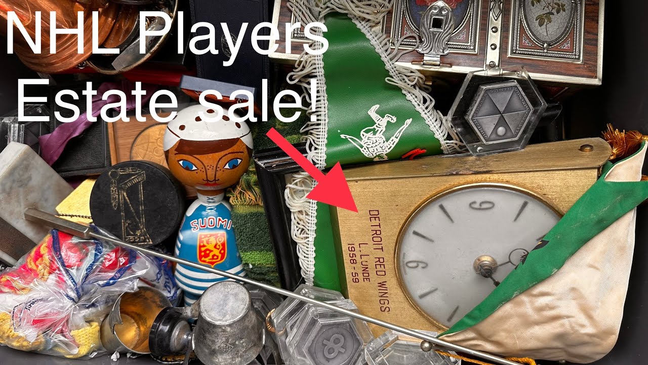 NHL Hockey player estate! Rare collectibles found!