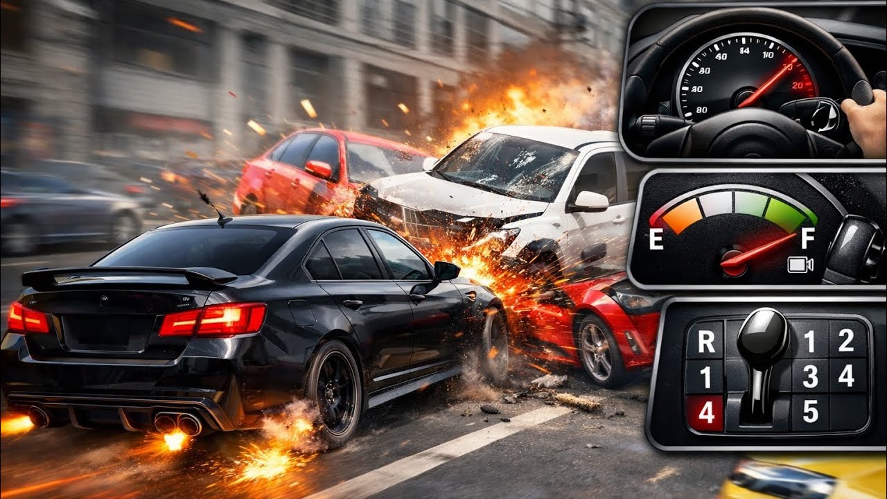 Crazy Car Crash Gameplay in Car Parking Multiplayer 😱