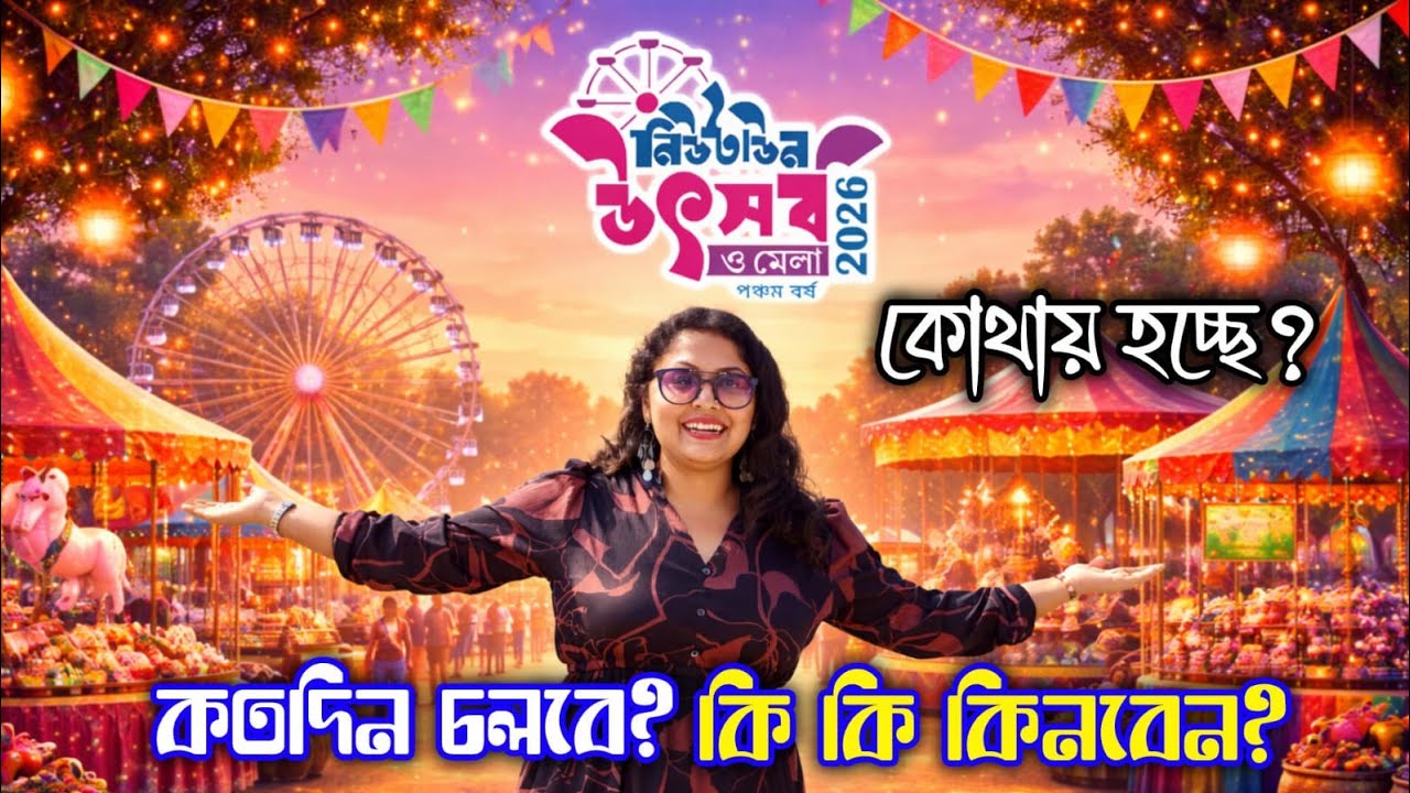 কলকাতায় শুরু ১ মাসের শীতকালীন মেলা | Newtown Utsav O Mela 2026 | Handicraft Fair Vlog | 
