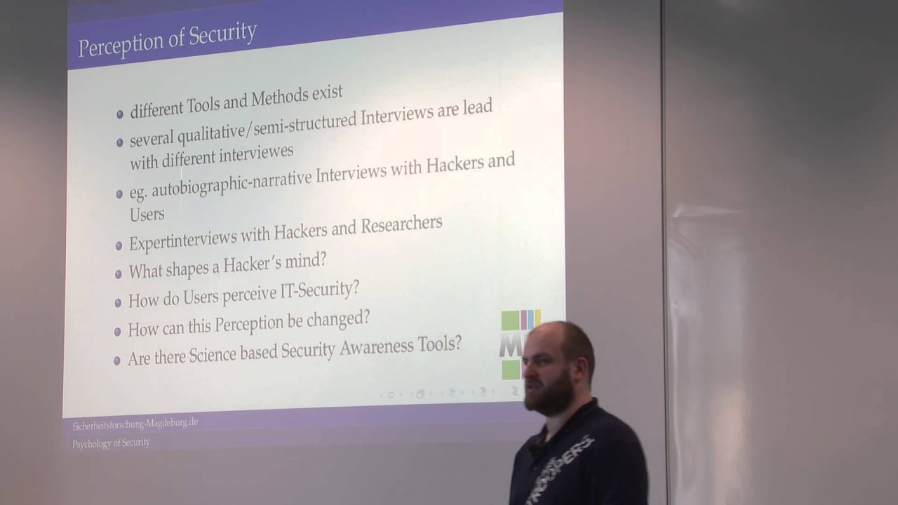 TROOPERS14 - Psychology of Security - Stefan Schumacher