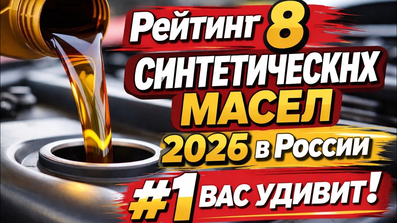 Рейтинг 8 лучших синтетических масел 2026 в России — №1 вас удивит!
