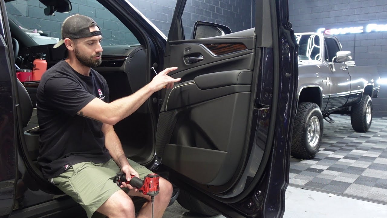 Door Panel Removal: 2021 - 2024 Cadillac Escalade ( Front & Rear )