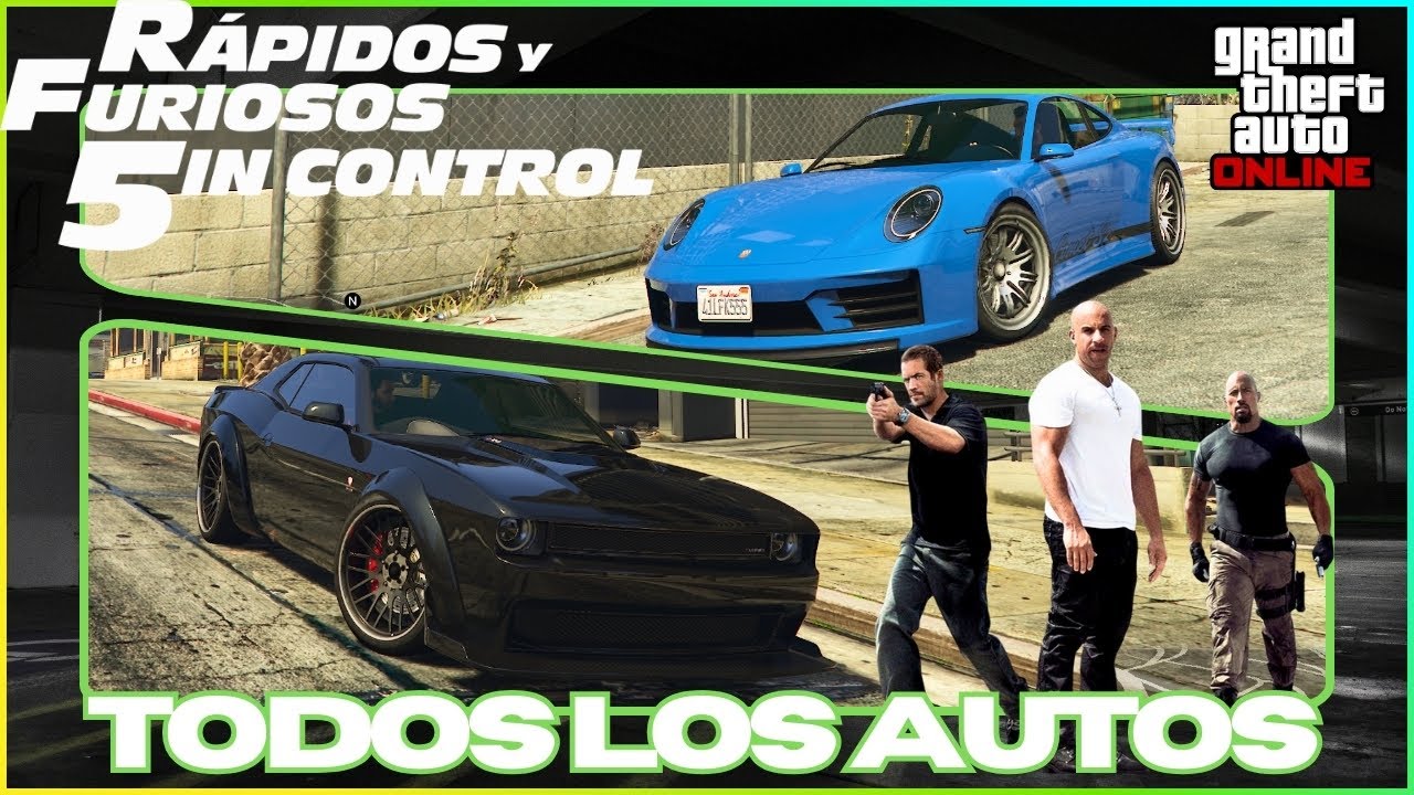 TODOS los Autos de Rápidos y Furiosos 5 en GTA V Online | Colección COMPLETA 🔥🔥🔥🔥