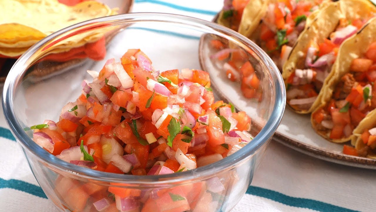 Receta de pico de gallo - Cocinatis