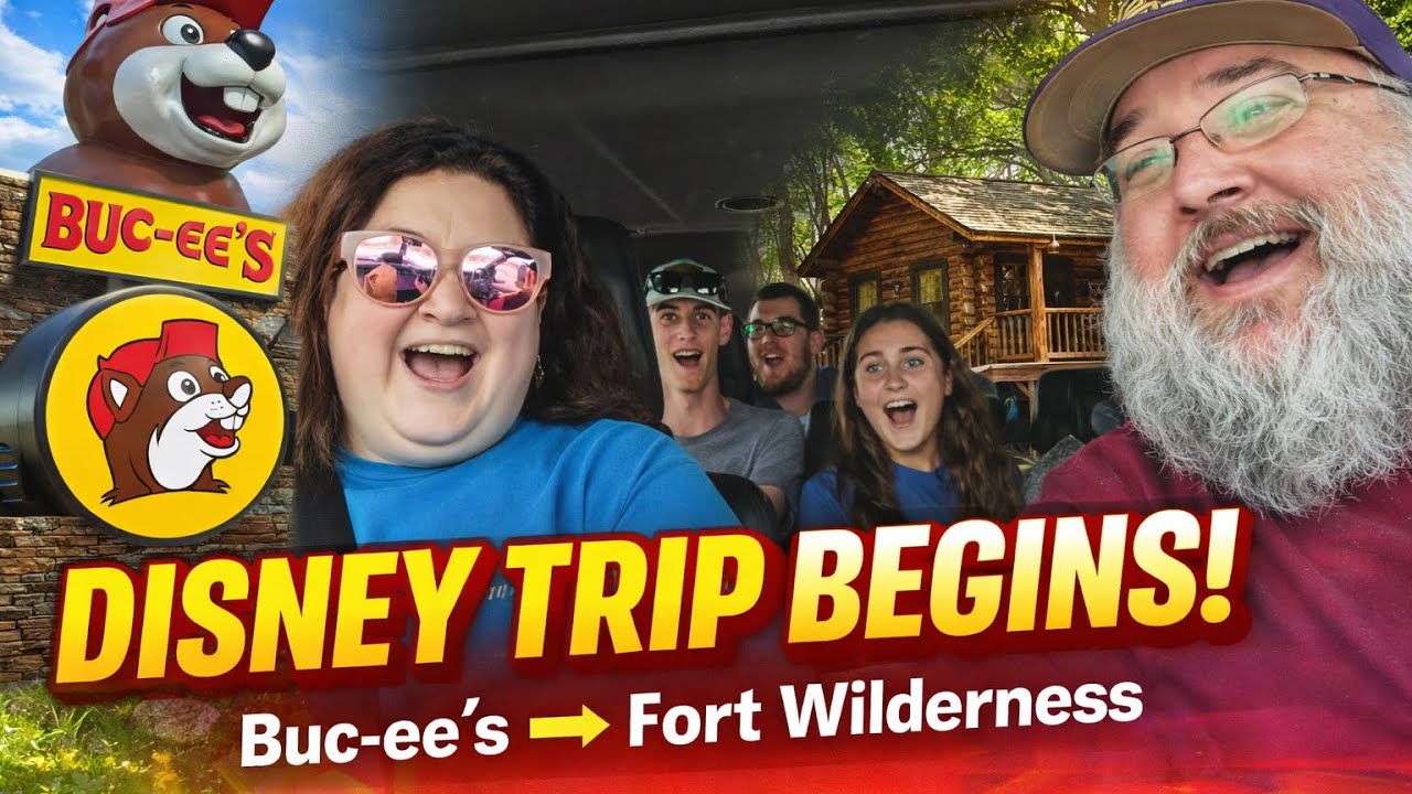 First Day at Disney World! Buc-ee’s Stop + Fort Wilderness Cabin Tour