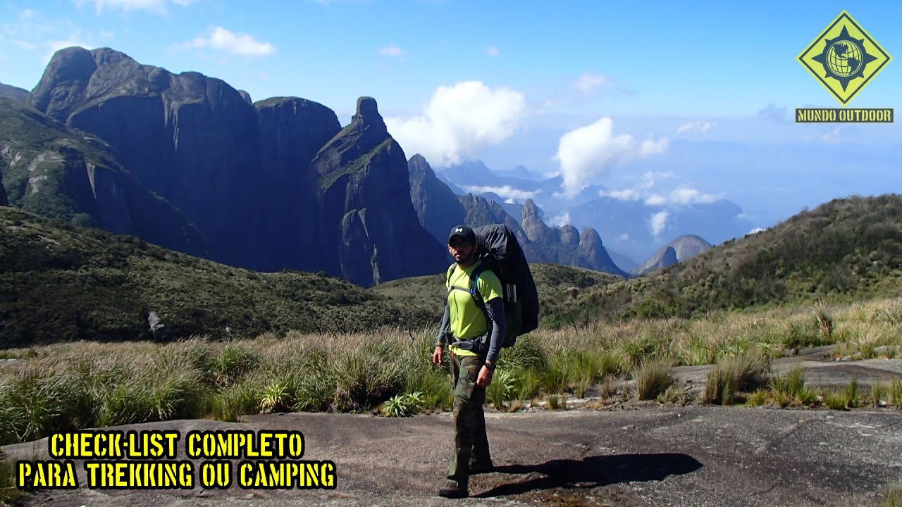 Equipamentos para trekking ou acampamento selvagem (checklist  completo)