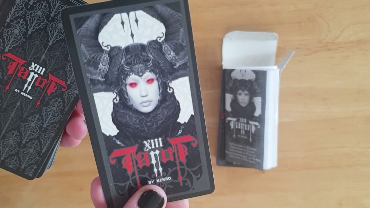 XIII Tarot by Nekro - Fournier Deck - Unboxing and Flick Thru #tarotdecks #deckreview #unboxing