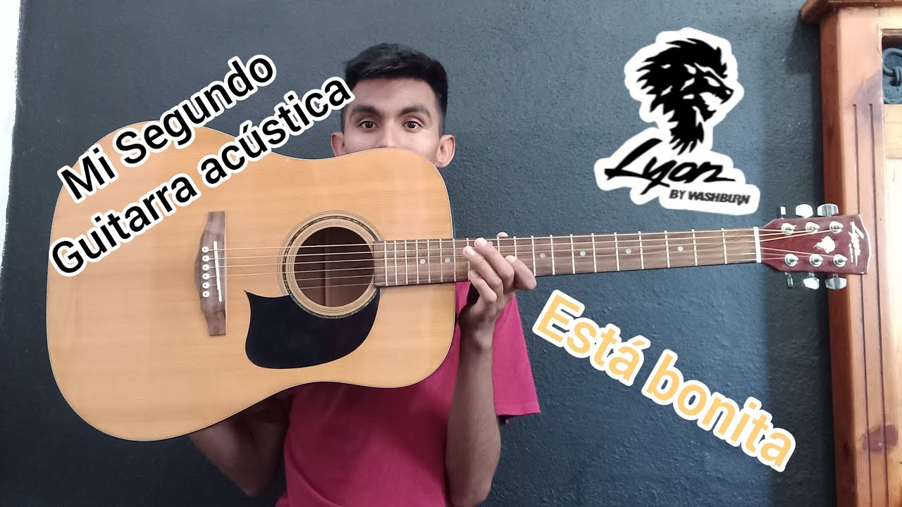 Mi Segundo Nuevo Guitarra Acústica, Lyon by Washburn LG2TPAK