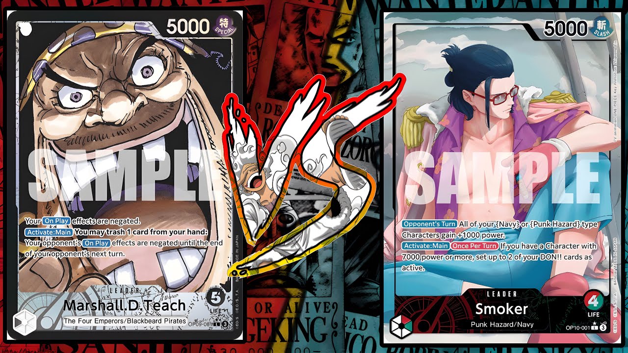 BlackBeard VS R/G Smoker | One Piece TCG | OP10 Tournament Gamplay