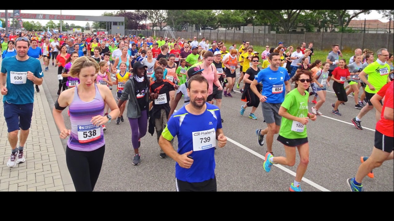 FOULÉES LIGUE COLMAR 2018: 5.000 MARCHEURS  & COUREURS