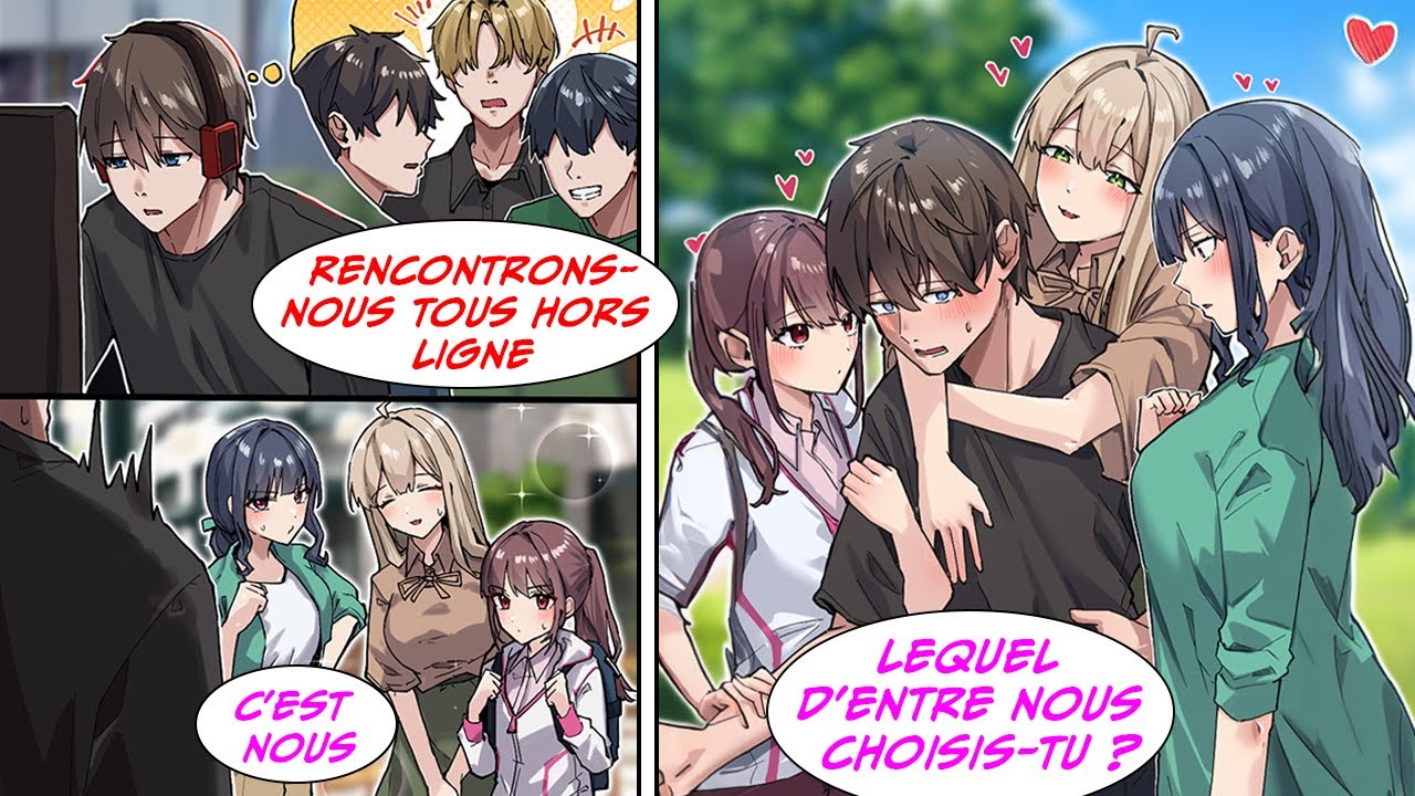 [Manga] Mes trois amis en ligne étaient en fait de magnifiques filles !?