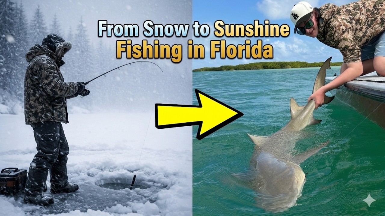From Canada Snow to Florida Flats Fishing in the Sunshine State!