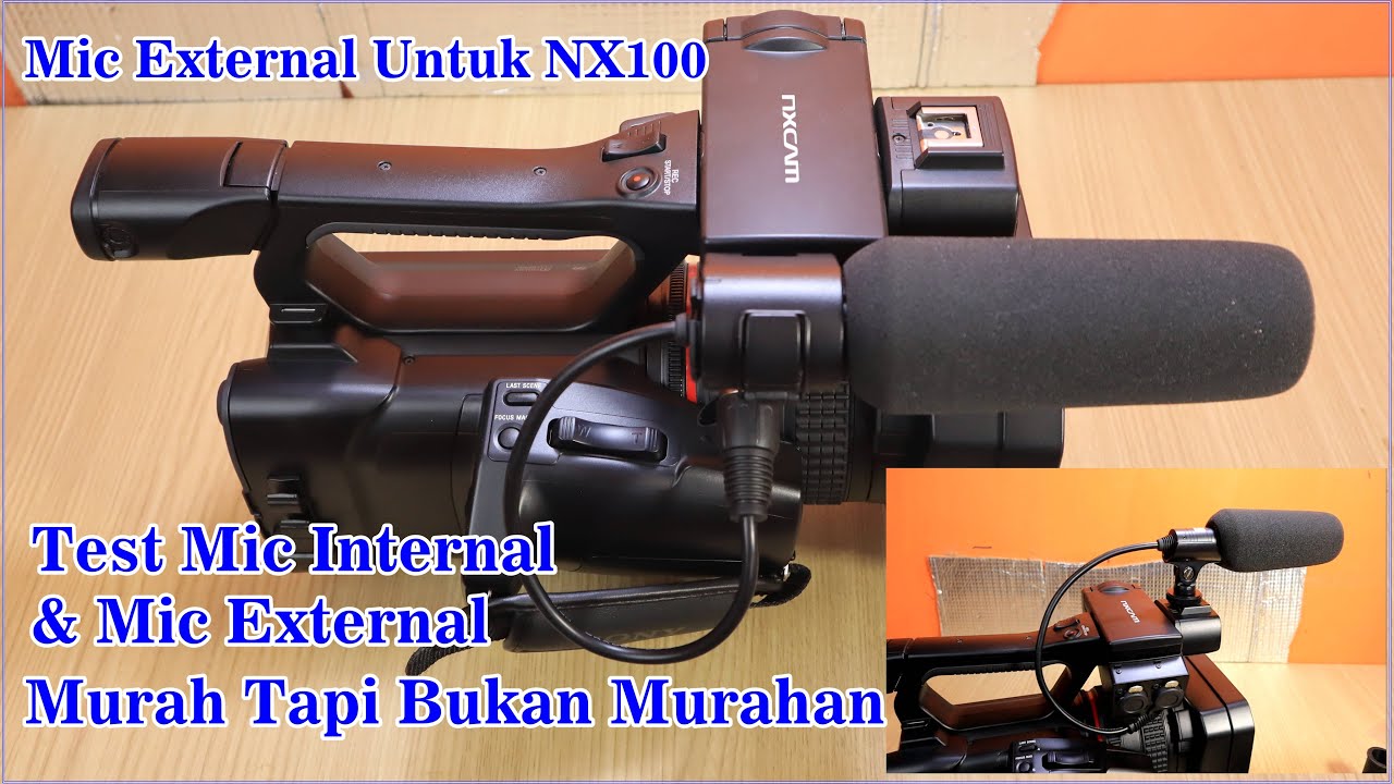 Mic external sony nx100
