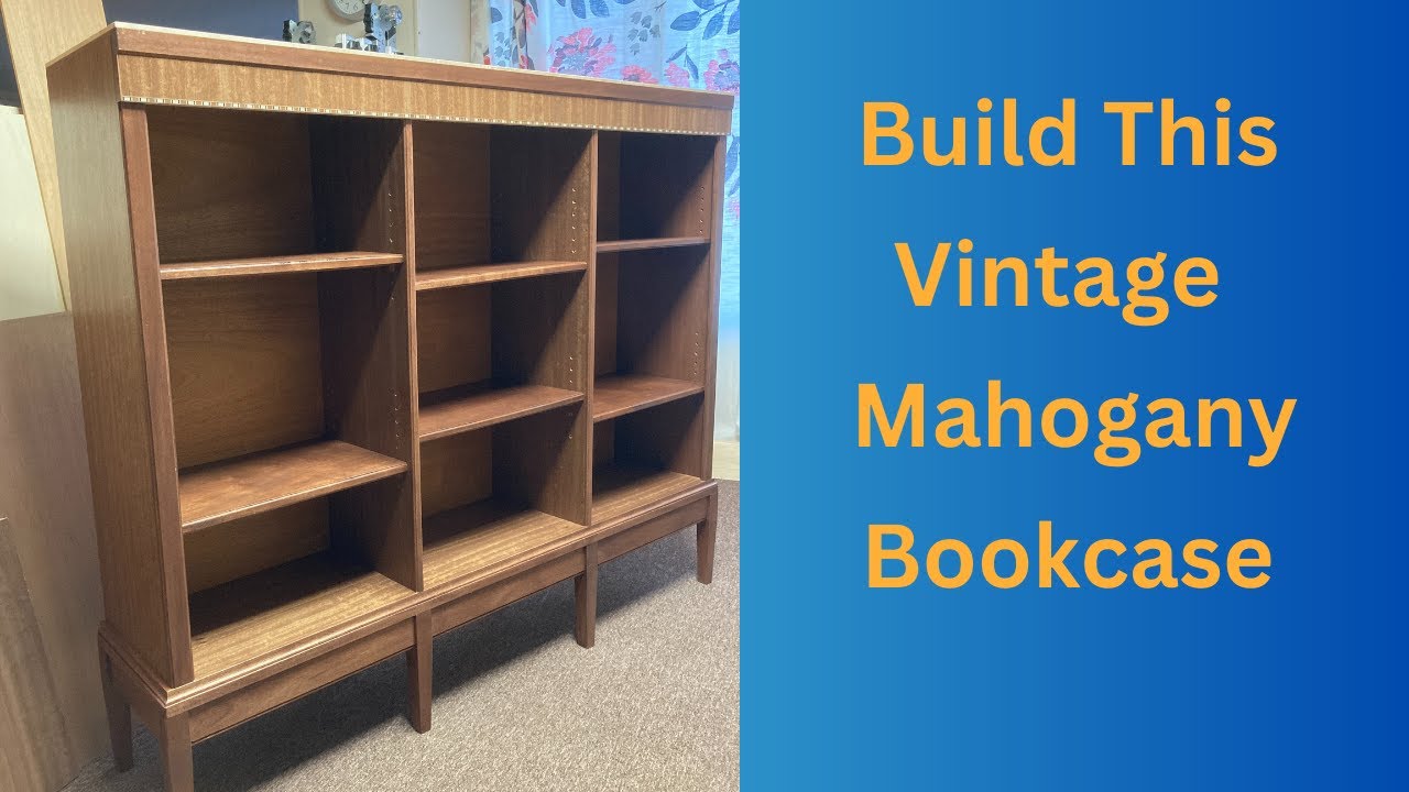 How To Build This Mahogany Bookcase