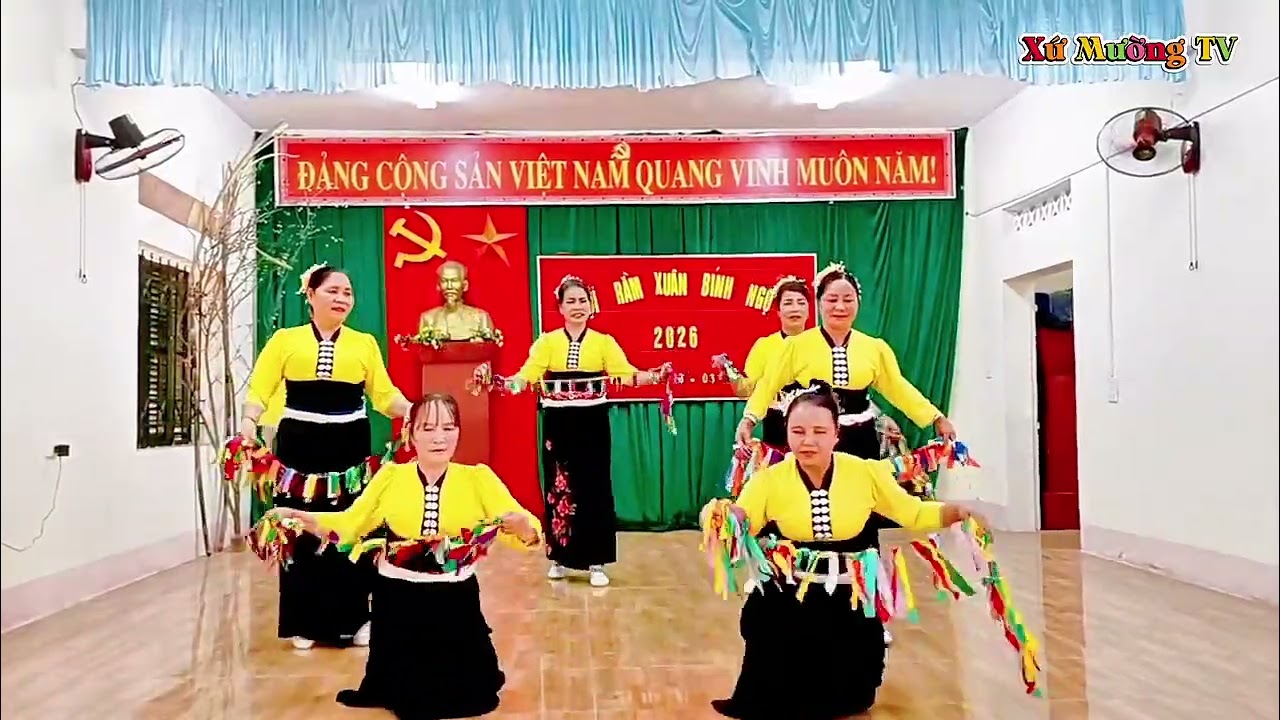 Múa Trái còn bản em đội văn nghệ khu Mòn, bản Tân Ban xã Bắc Yên Sơn La 