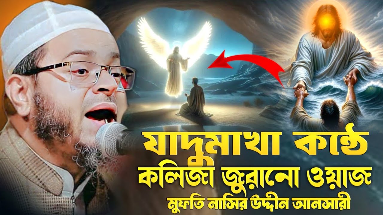 যাদুমাখা কন্ঠে কলিজা জুরানো ওয়াজ শুনে কান্না চলে আসে। এই সেই ভাইরাল ওয়াজ। মুফতি নাসির উদ্দীন আনসারী