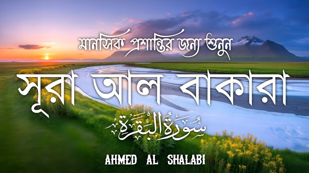 ঘরের উন্নতির জন্য সূরা বাকারা প্রতিদিন শুনুনI Surah Baqarah Full Quran Recitation | Ahmed Al Shalabi