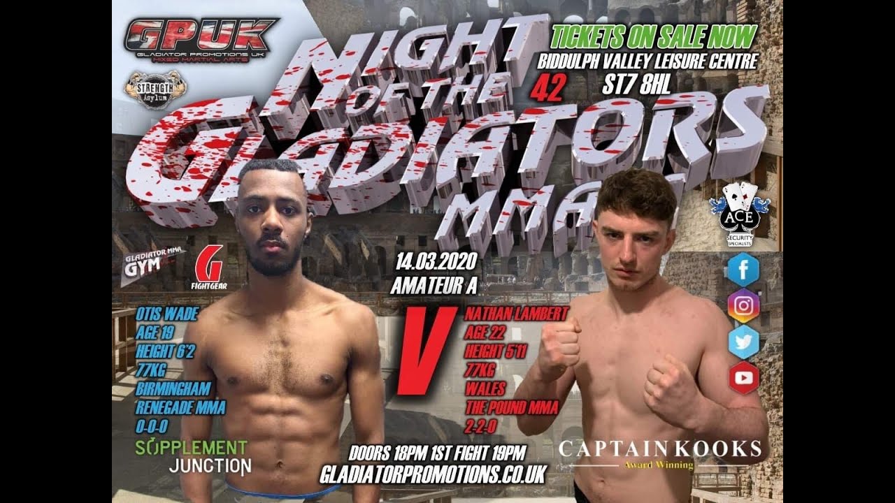 GPUK Night of the Gladiators 42 - Nathan Lambert vs Otis Wade