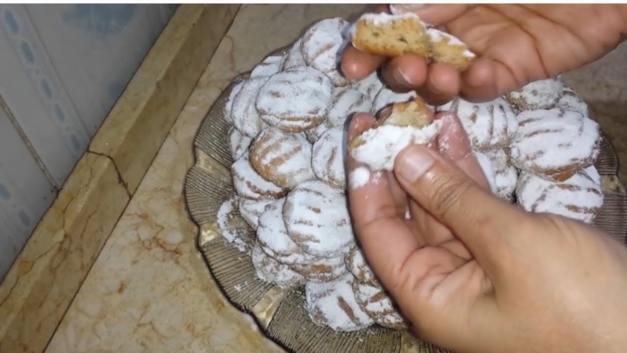 كحك العيد بدون خميره كما يجب أن يكون وسر الكحك الدايب وطعم احلى من المحلات ❤🏵