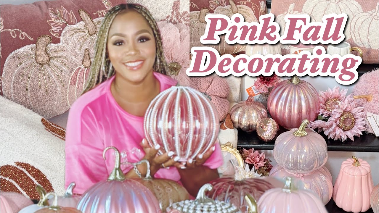 Pink Autumn Office Makeover | Decorating My Pink Office for Fall