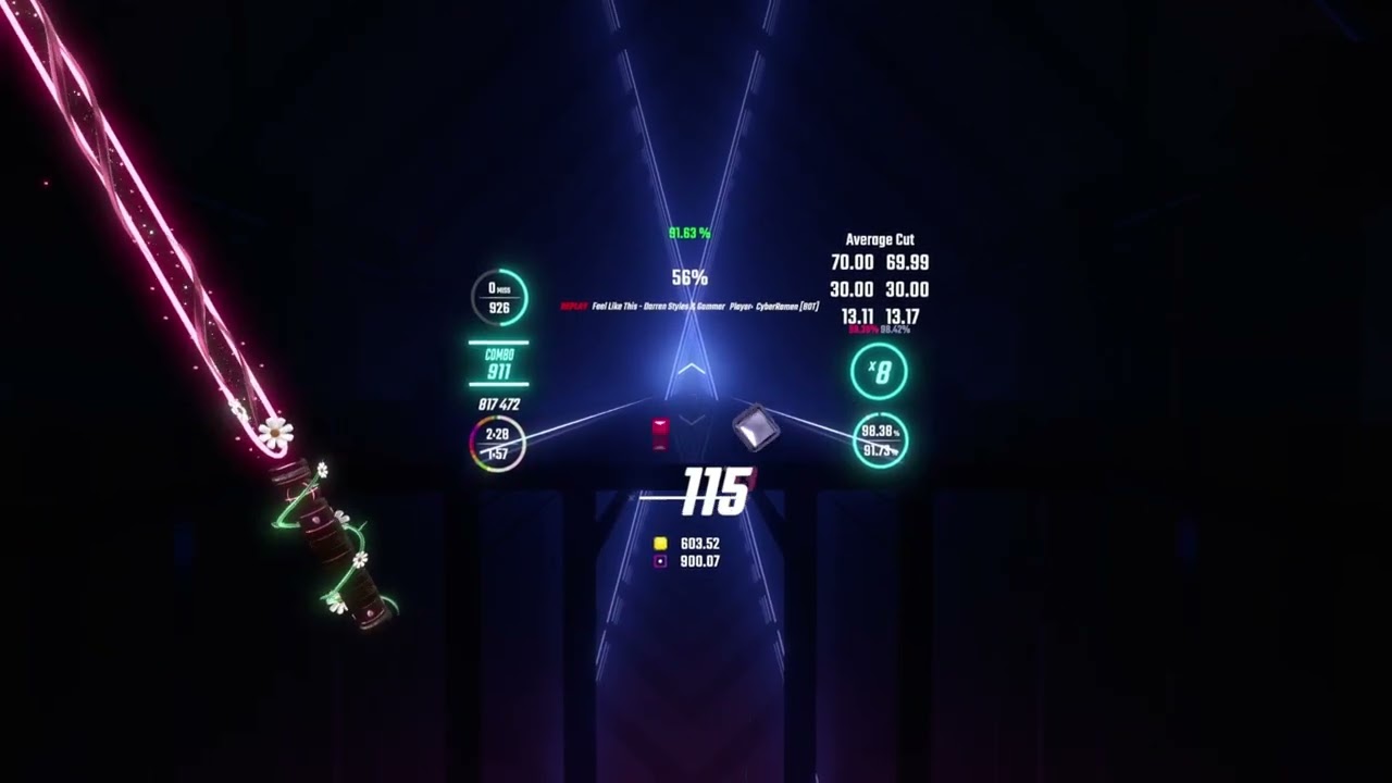 [Beat Saber AI] Feel Like This - 98.29% FC - 583pp