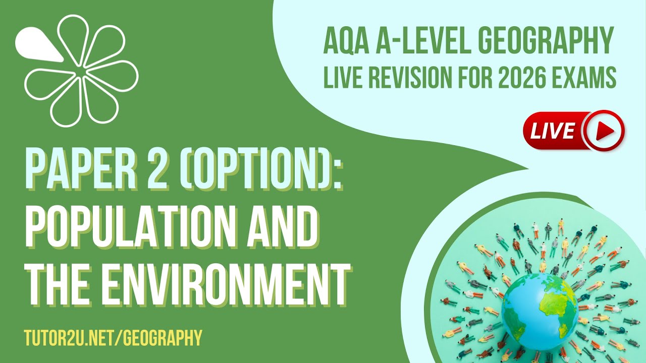 Онлайн-подготовка к экзамену AQA A-Level по географии на 2026 год | Население и окружающая среда ...