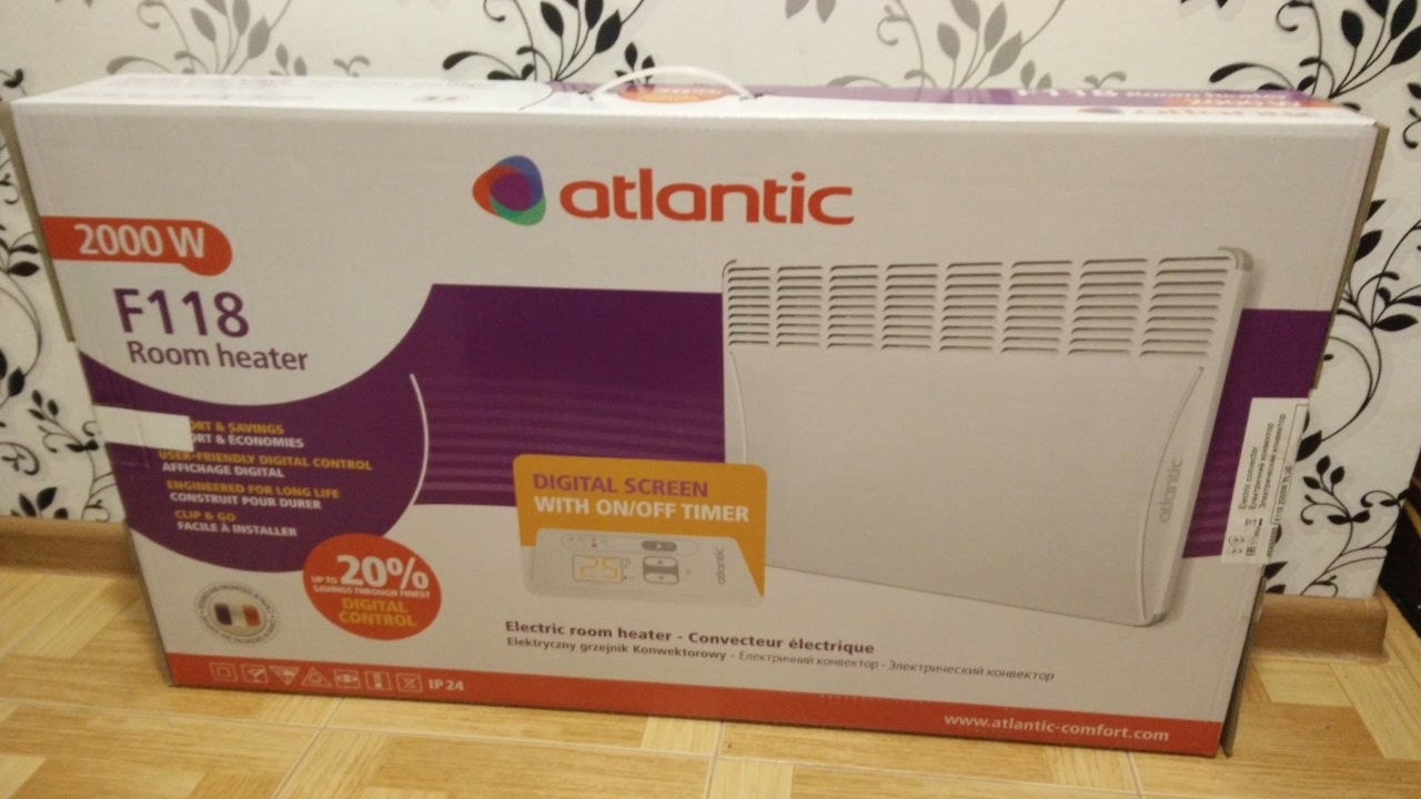 Конвектор Atlantic F118 Digit CMG-D MK01 2000 обогреватель