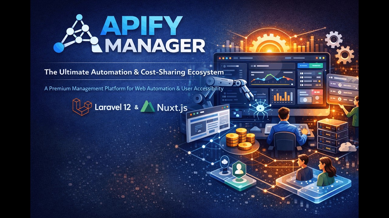 Apify Manager | The Ultimate Automation & Cost-Sharing Ecosystem