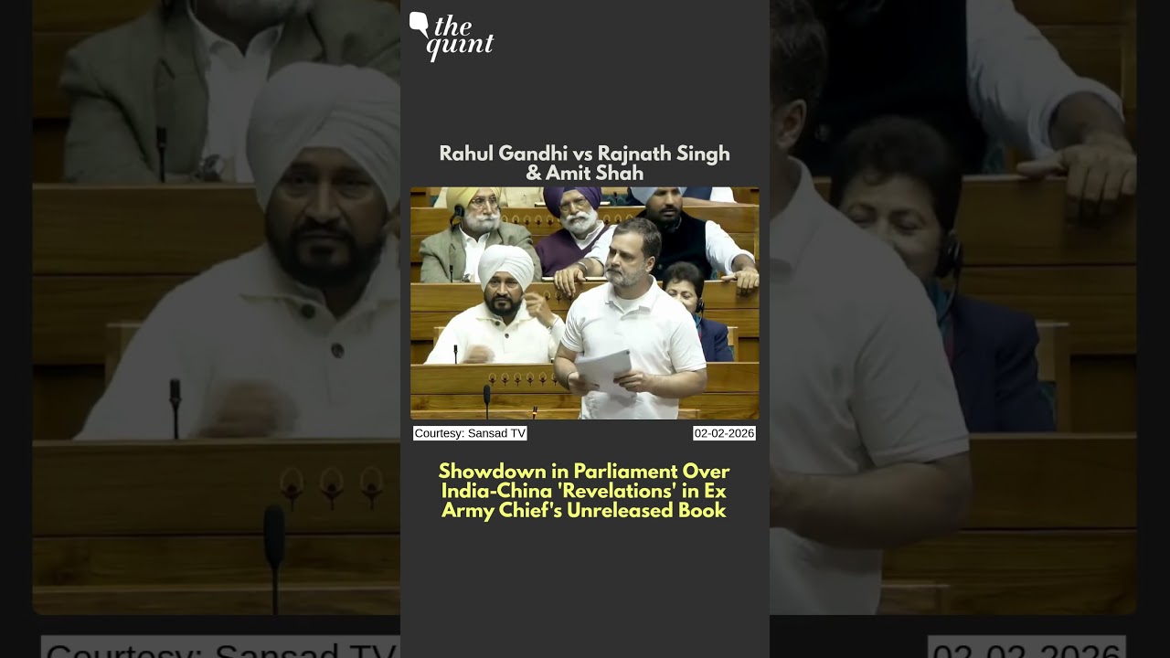 Rahul Gandhi vs Rajnath Singh Over Ex-Army Chief's Book On Ladakh Stand-Off | The Quint