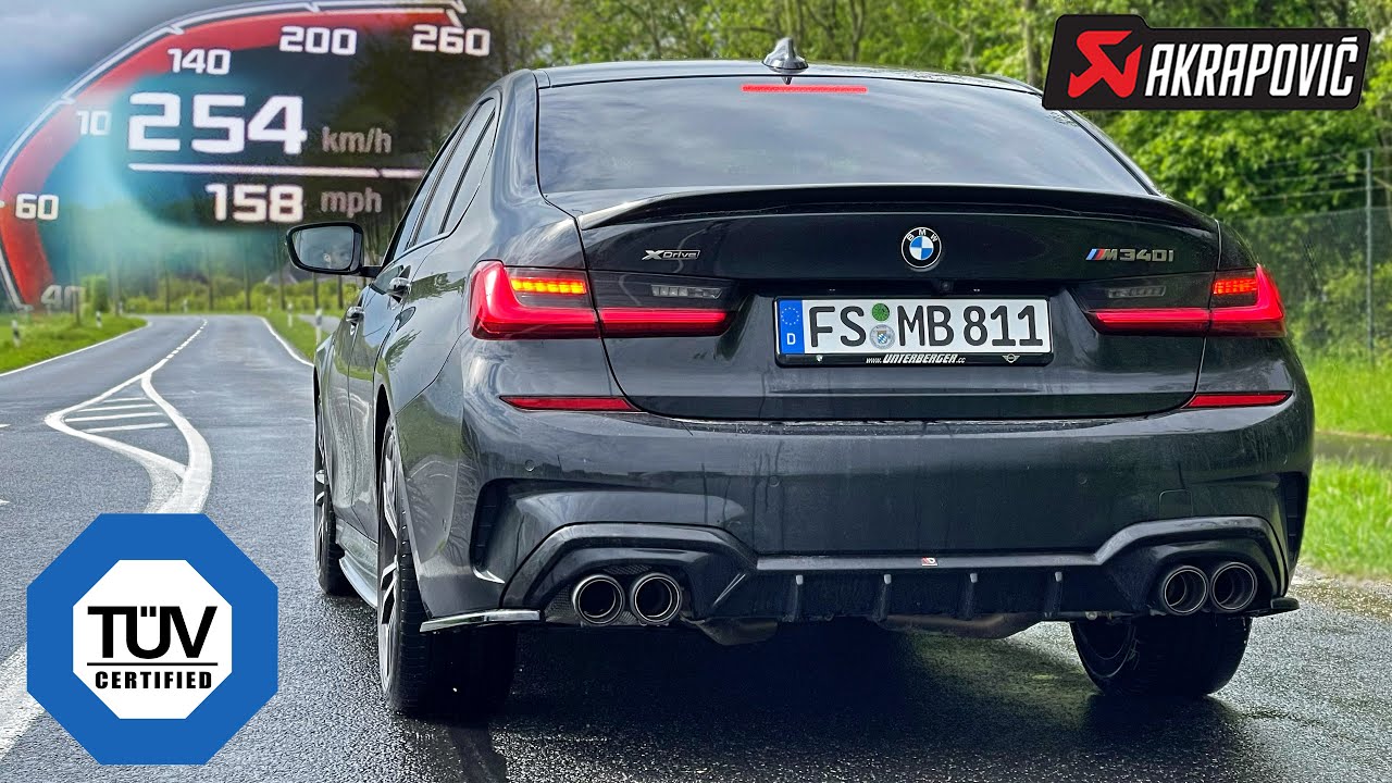 TUV & EU LEGAL // BMW M340i AKRAPOVIC EXHAUST & 200 CELL Downpipe