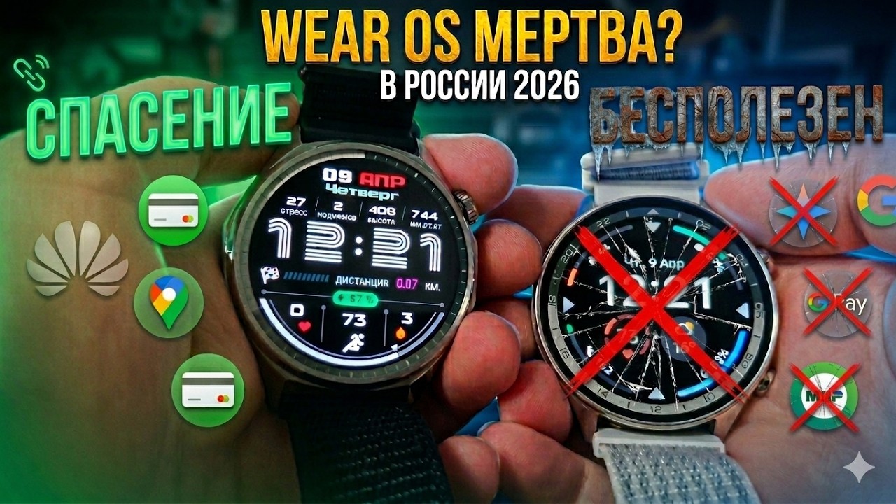 НЕ покупай часы на Wear OS, если ты из России!