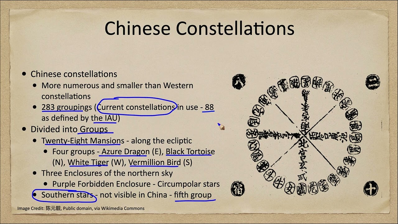 Multicultural Astronomy - Episode 10 - Chinese Astronomy - The Constellations