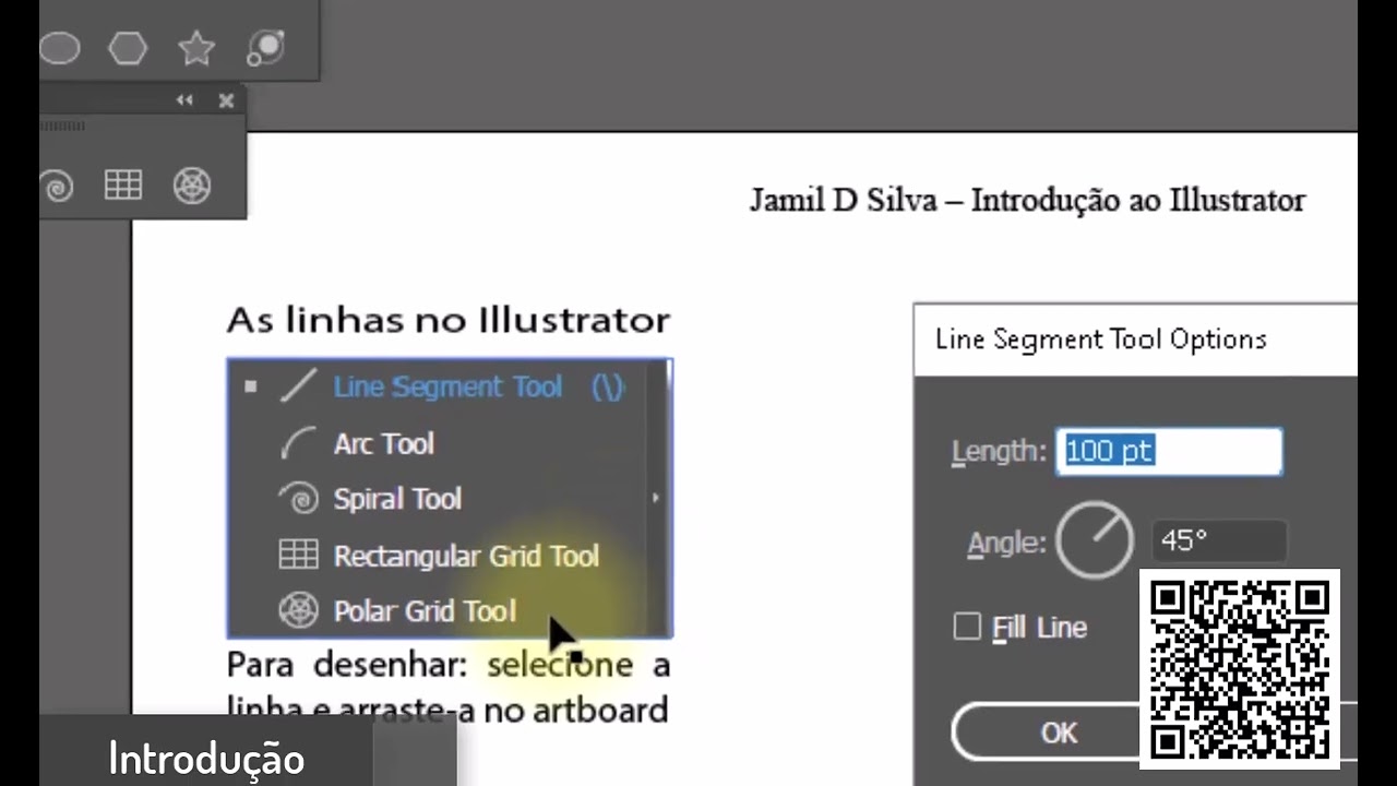 Introduçao Linhas no Illustrator