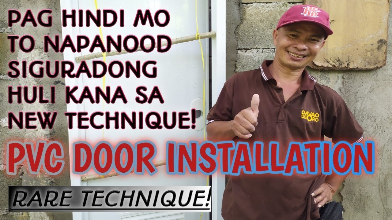 HOW TO INSTALL PVC DOOR AS EASY AS 123!