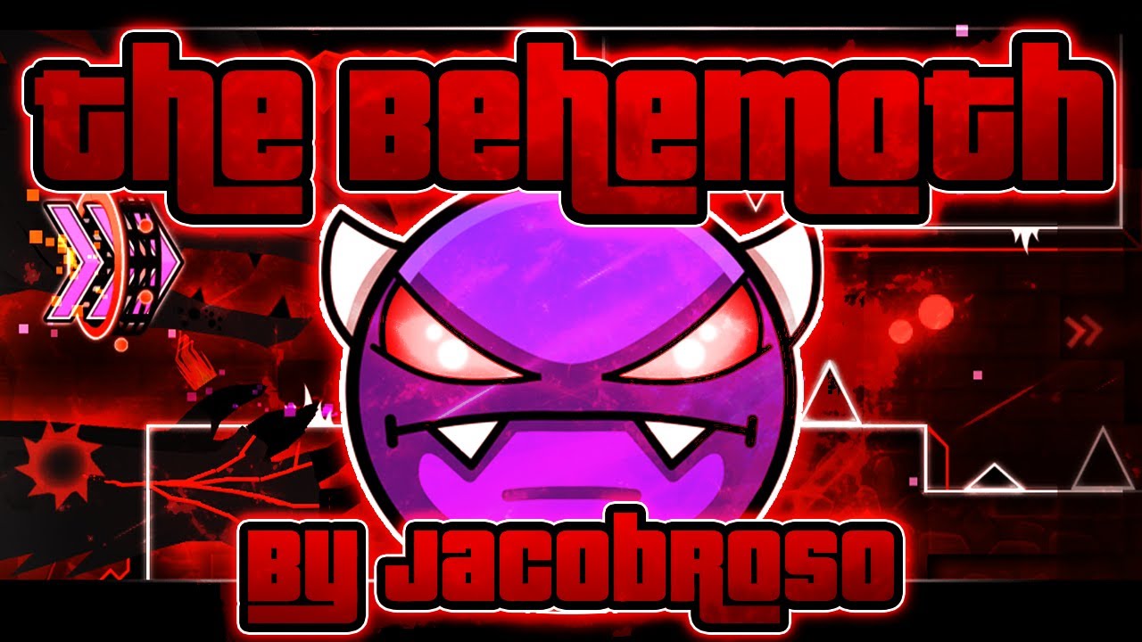 Geometry Dash - The Behemoth 100% GAMEPLAY Online (JacobROso) EASY DEMON