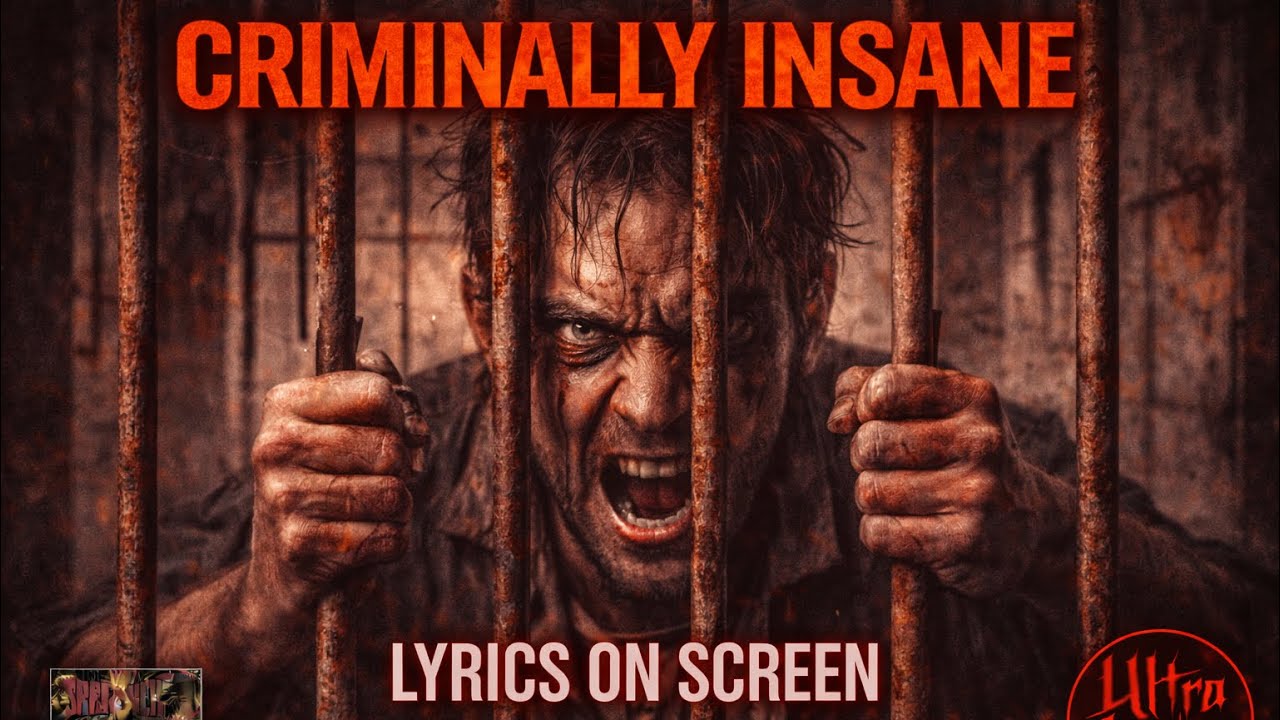Slayer - Criminally Insane (Lyrics on Screen Video 🎤🎶🎸🥁)