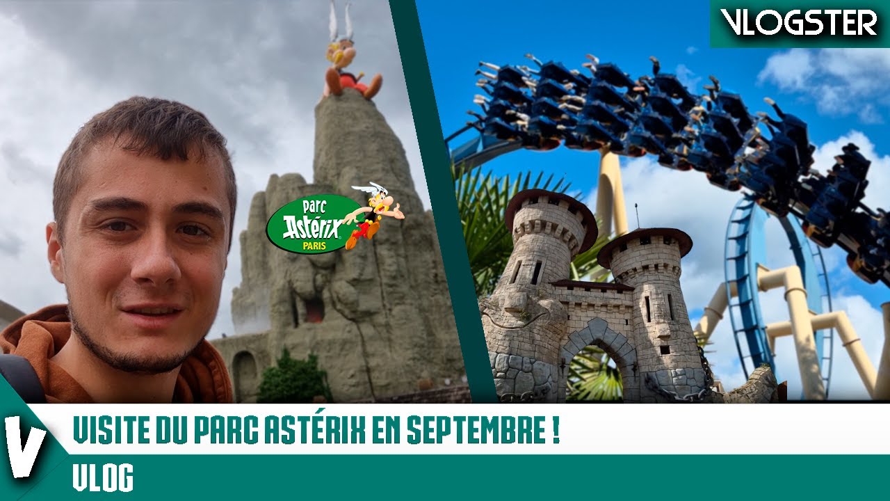VISITE DU PARC ASTÉRIX EN SEPTEMBRE (Très peu d'attente)