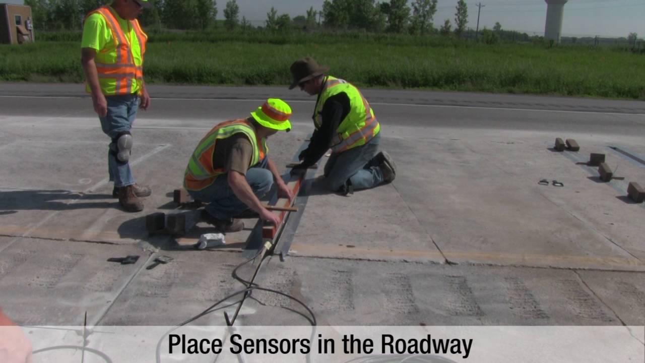 Overview: Installation of Intercomp Weigh-In-Motion Strip Sensors
