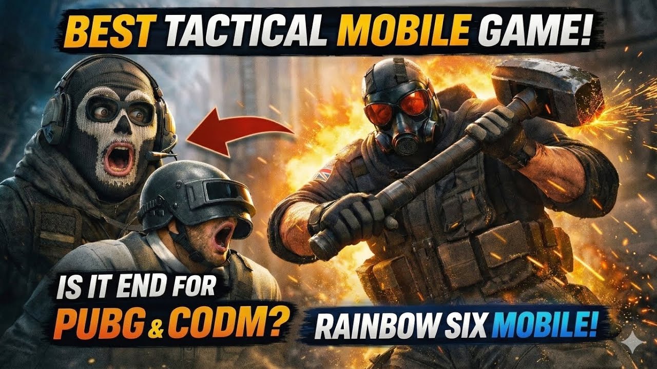 Rainbow Six Mobile – My 1st Gameplay! Better Than PUBG & CODM?