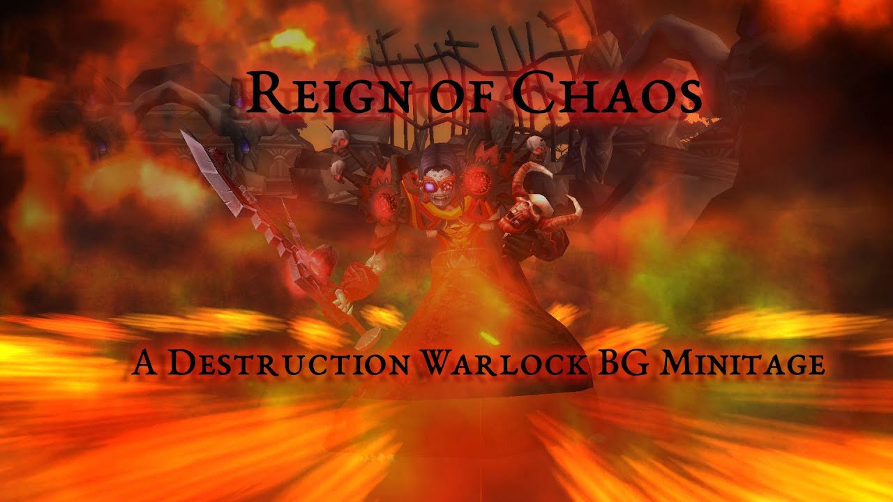 Reign of Chaos! A Destruction Warlock BG minitage! 9.2 Destro PvP