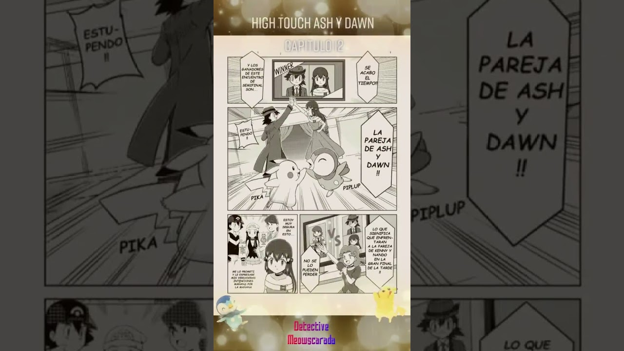 POKÉMON DIAMANTE Y PERLA  HIGH TOUCH ASH Y  DAWN MANGA PARTE 12 🎀⚡