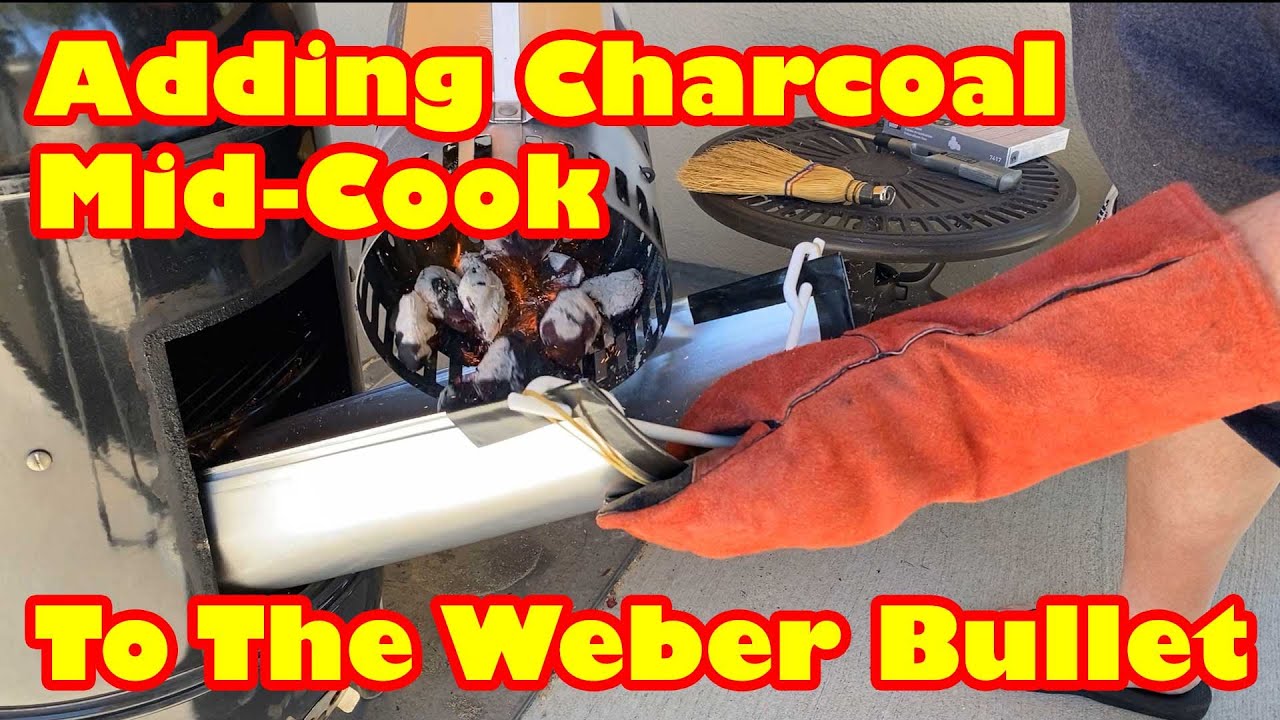 Adding Charcoal Mid-Cook To The Weber Smokey Mountain Cooker - TVWB - virtualweberbullet.com